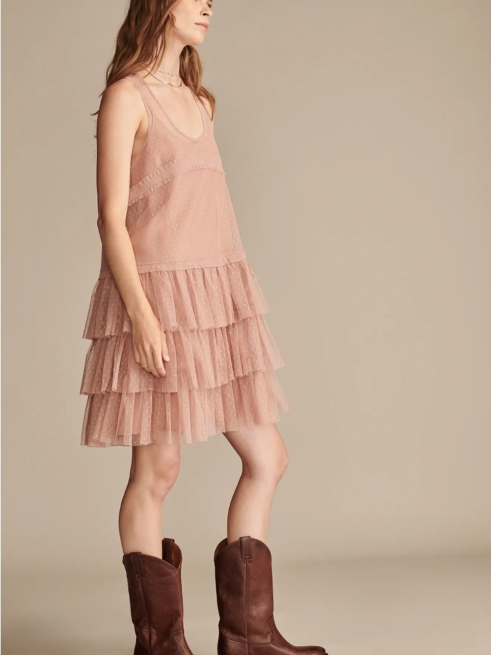 Lucky Brand Tulle Party Mini Dress size Medium - Picture 7 of 7